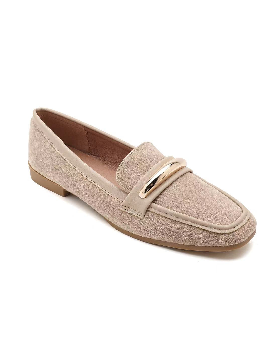 Mocassin en suède synthétique