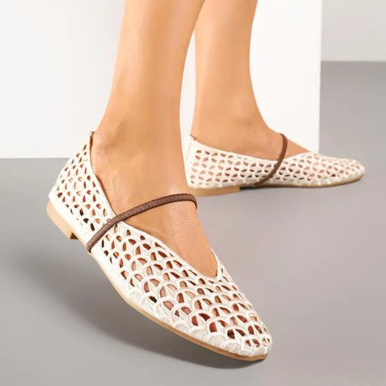 Ballerines en dentelle