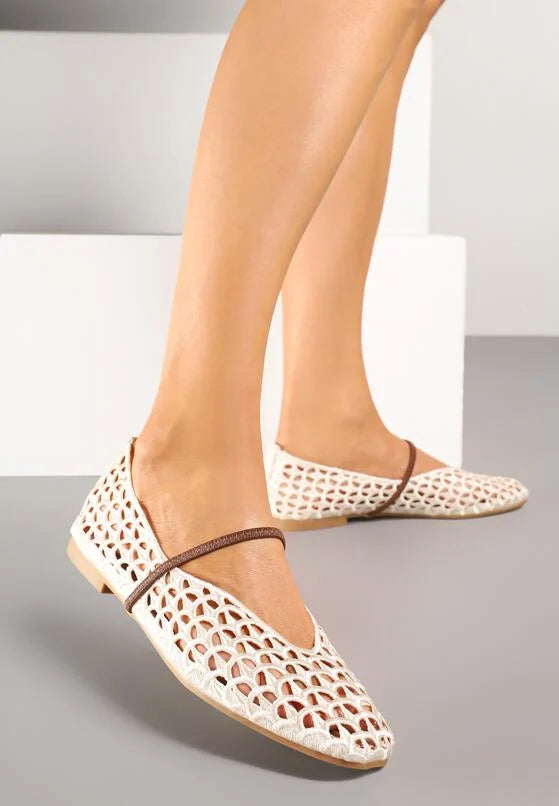 Ballerines en dentelle