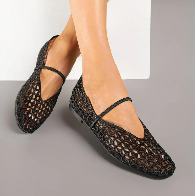 Ballerines en dentelle