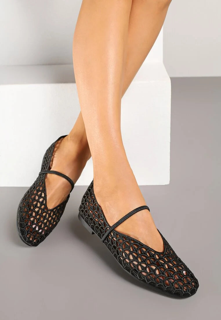 Ballerines en dentelle