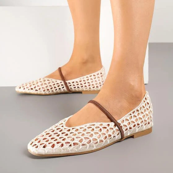 Ballerines en dentelle