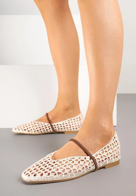 Ballerines en dentelle