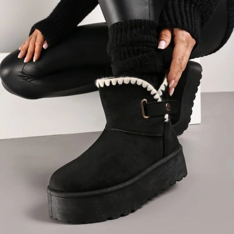 UGG à plateforme ornées de fil décoratif