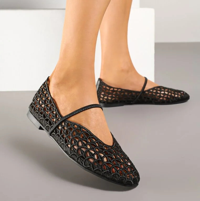 Ballerines en dentelle