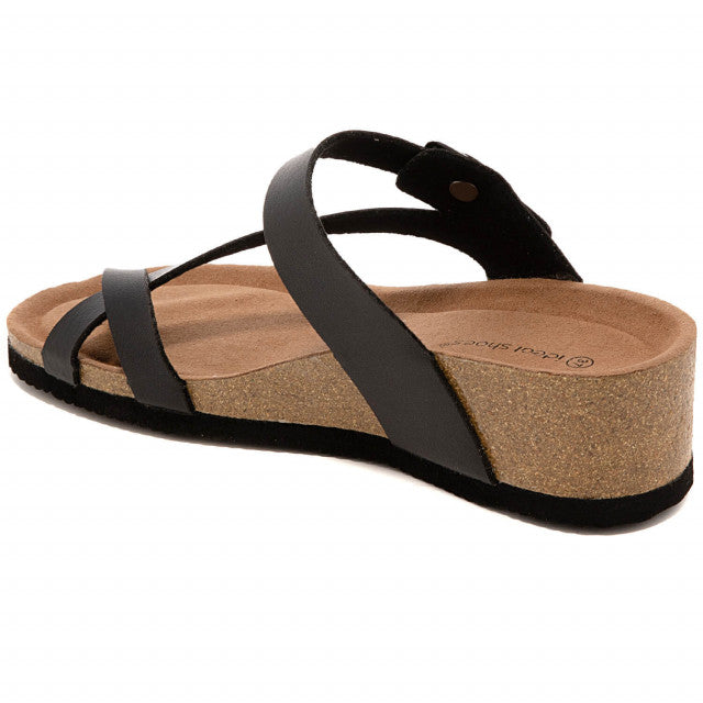 Sandale Compensée à Entre-doigt - Élégance et Confort Naturel