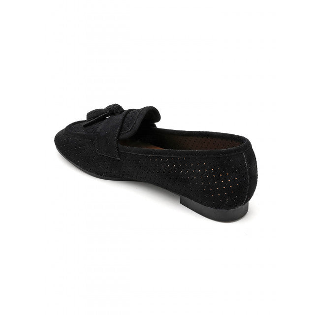 Mocassin plat classique en suédine