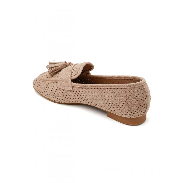 Mocassin plat classique en suédine