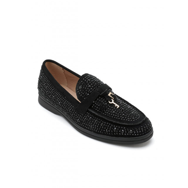 Mocassins ornés de zircons