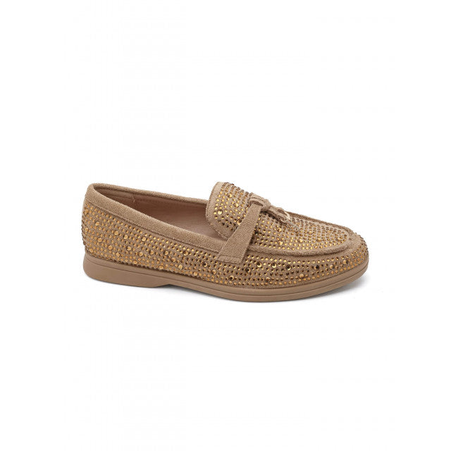 Mocassins ornés de zircons