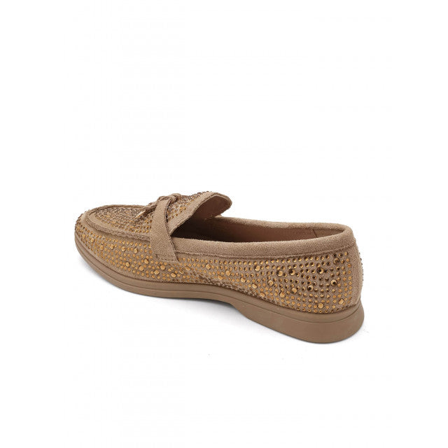 Mocassins ornés de zircons