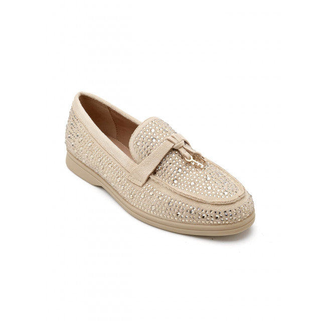 Mocassins ornés de zircons