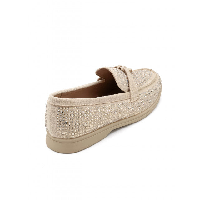 Mocassins ornés de zircons
