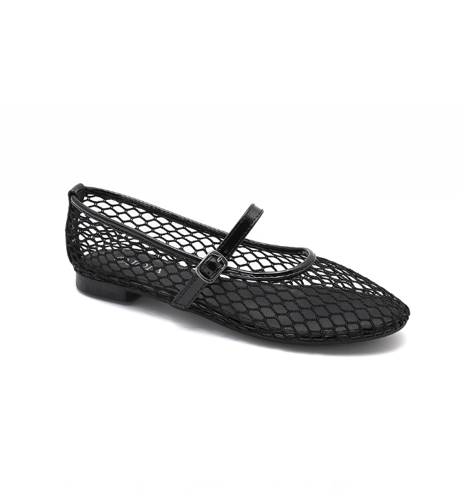 Ballerine ajourée en filet