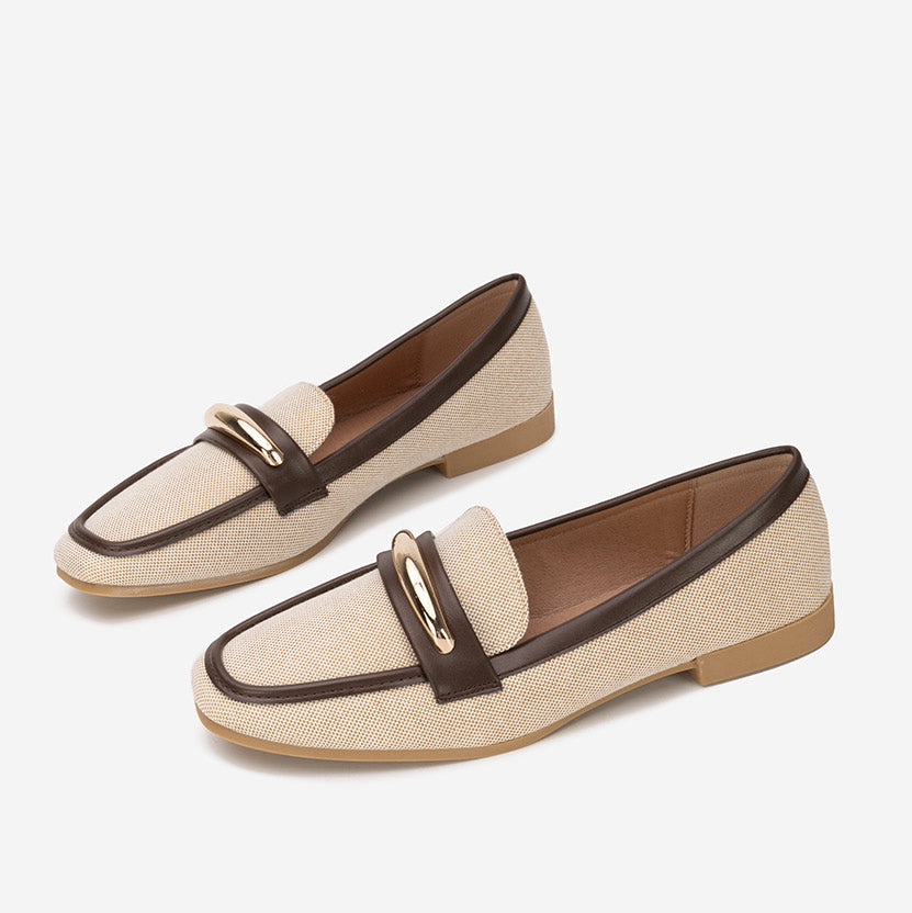 Mocassin en suède synthétique