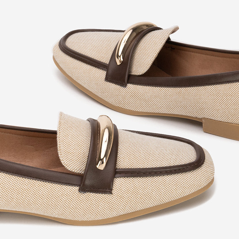 Mocassin en suède synthétique