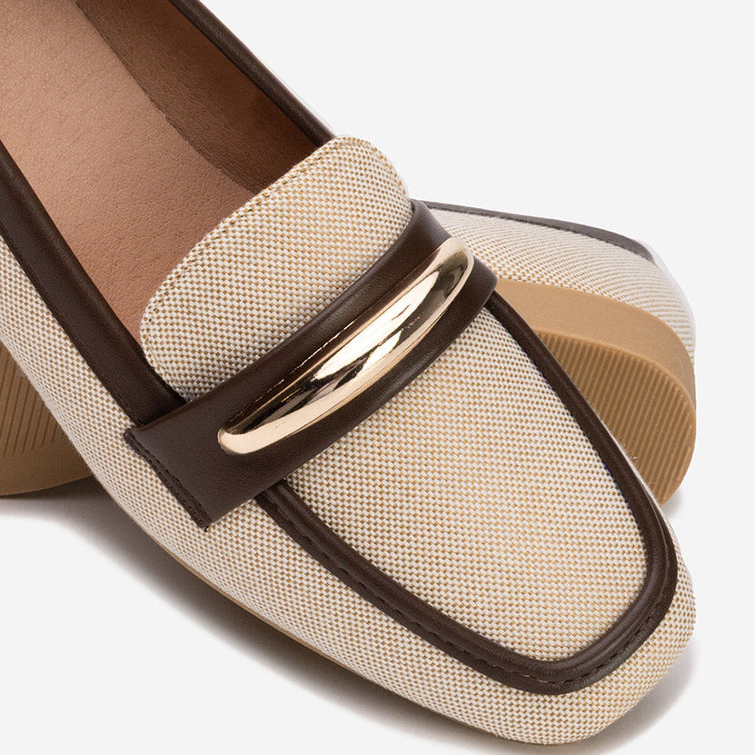 Mocassin en suède synthétique