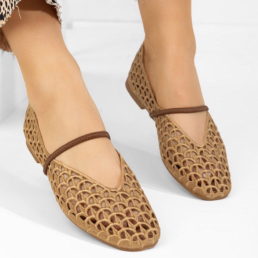 Ballerines en dentelle