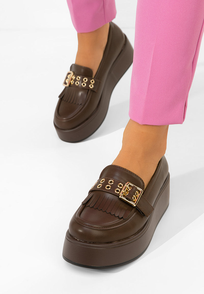 Mocassins à plateforme