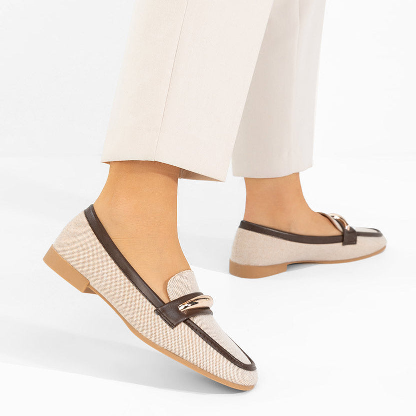 Mocassin en suède synthétique