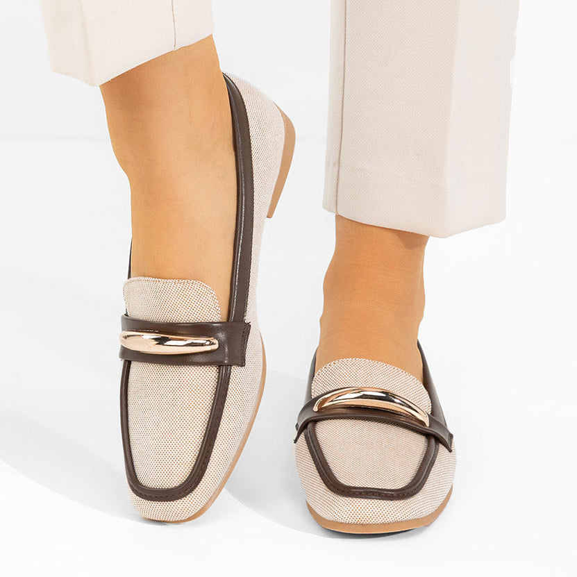 Mocassin en suède synthétique