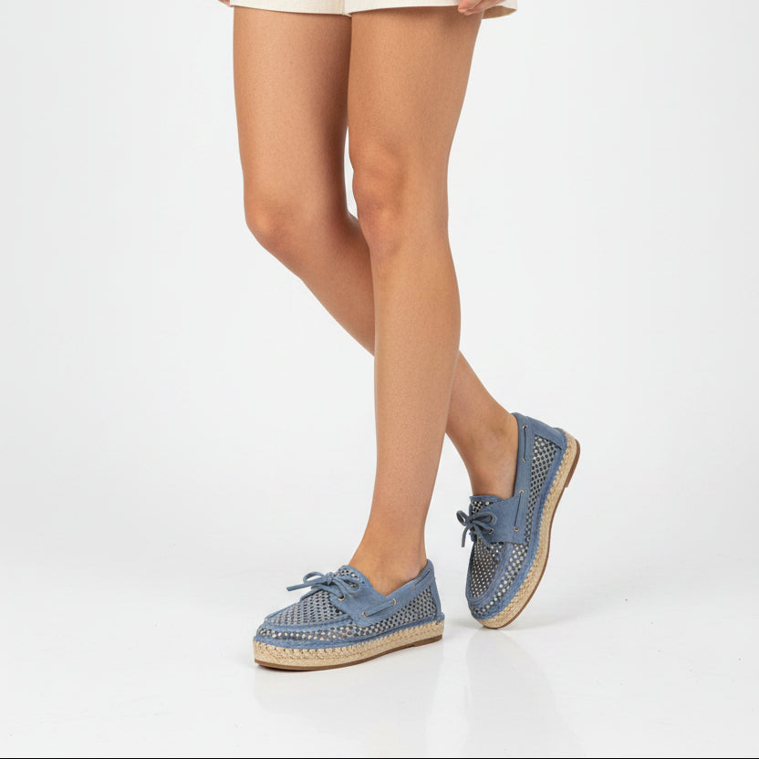 Mocassins Espadrilles à Strass – L'élégance Décontractée