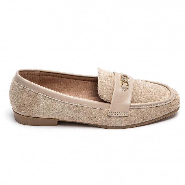 Mocassins à mini détails en diamants