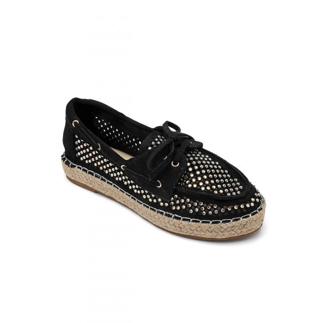Mocassins Espadrilles à Strass – L'élégance Décontractée