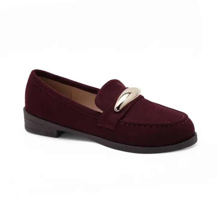 Mocassins avec accessoires doré