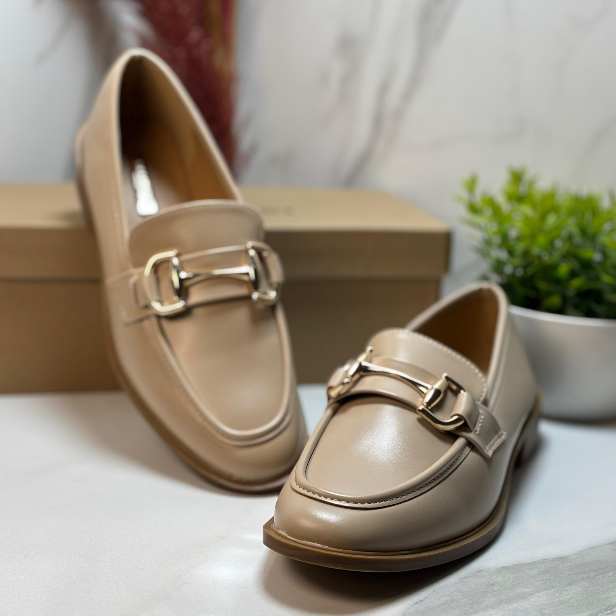 Mocassin en cuir