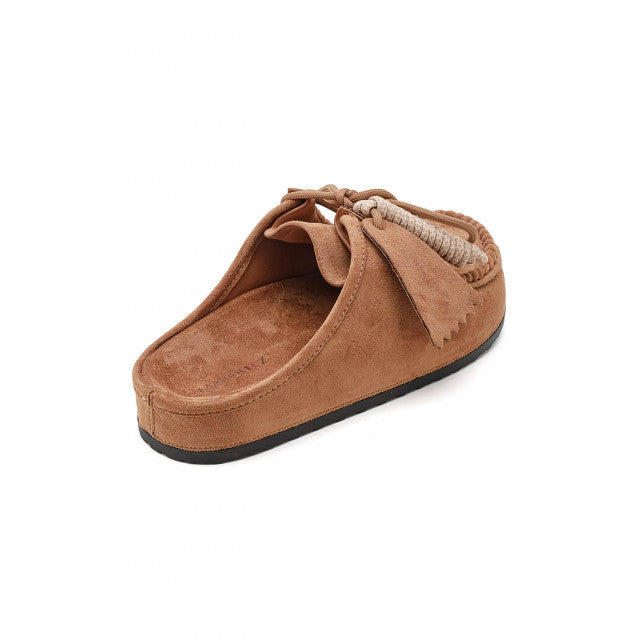 Mule Style MOC Suede – Confort Bohème & Détails Artisanaux