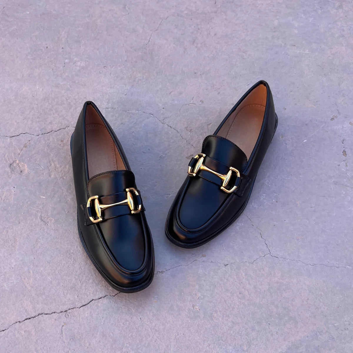 Mocassin en cuir