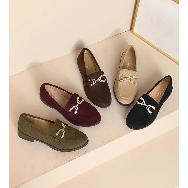 Mocassin à boucle semelle confortable