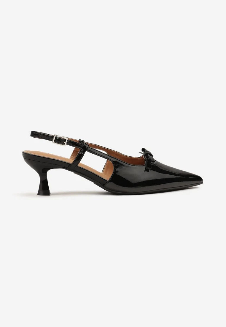 Sandales noires en nonariline