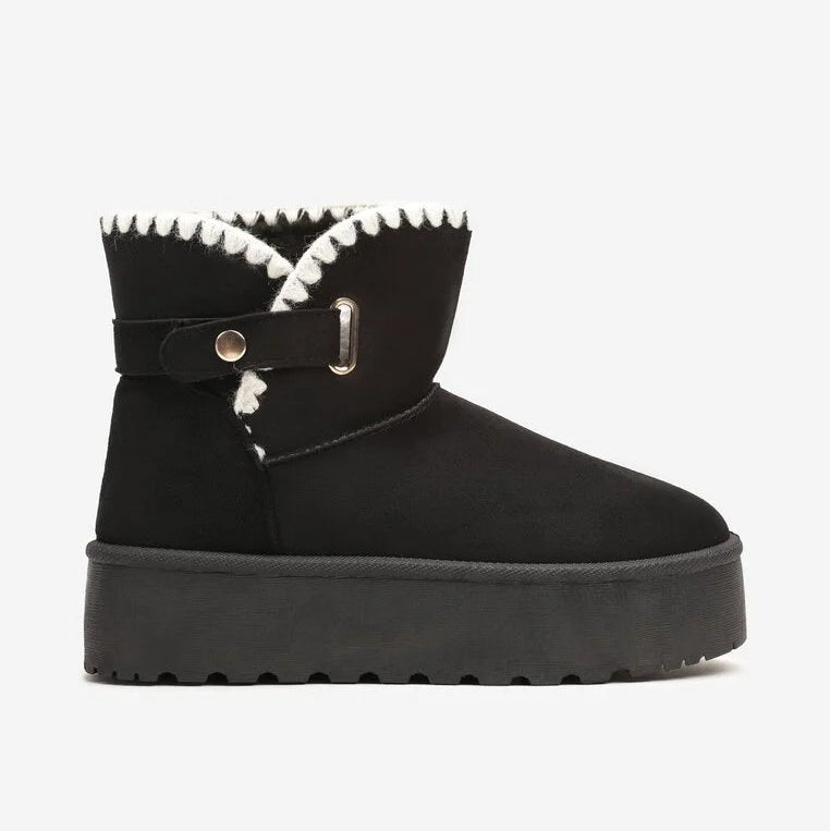 UGG à plateforme ornées de fil décoratif