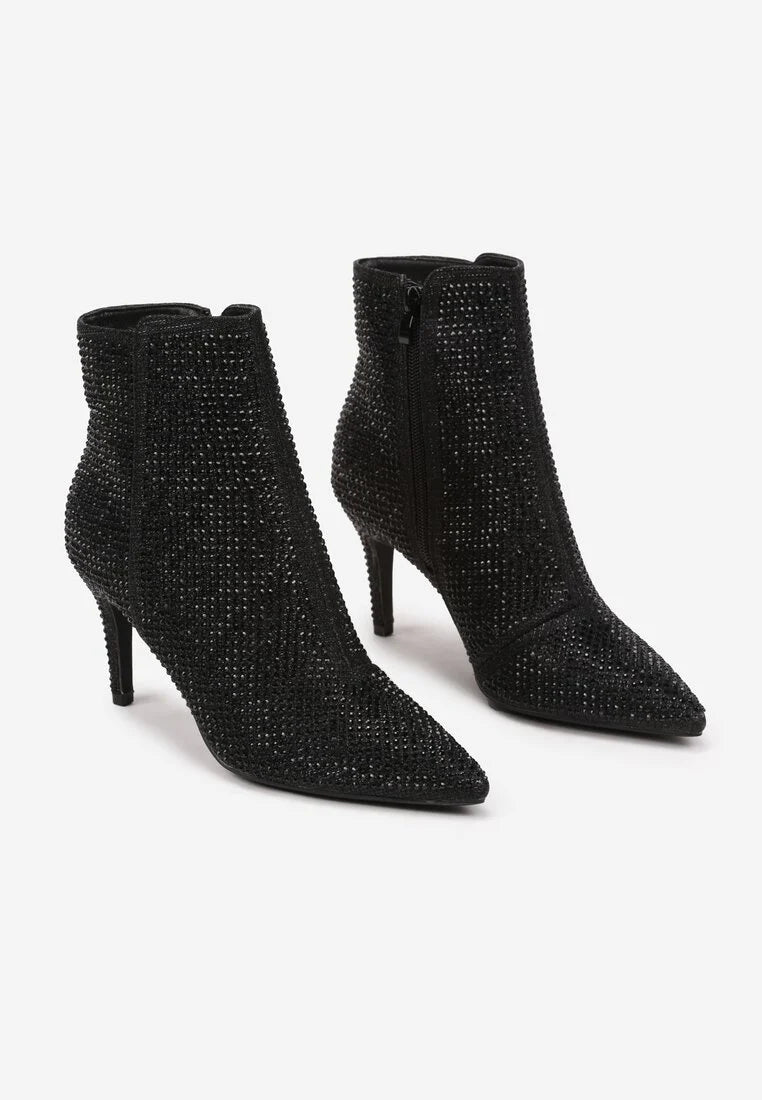 Demi bottes à talons hauts