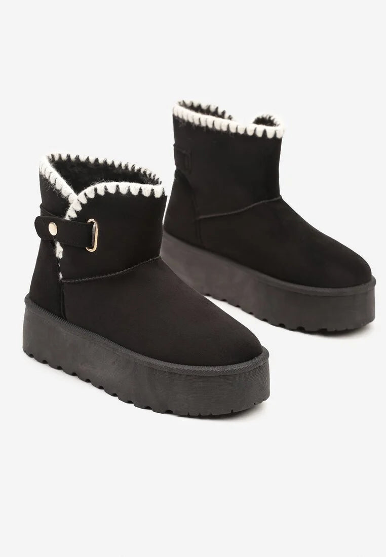 UGG à plateforme ornées de fil décoratif