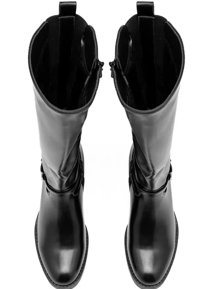 Bottes d'équitation classiques avec bride à la cheville