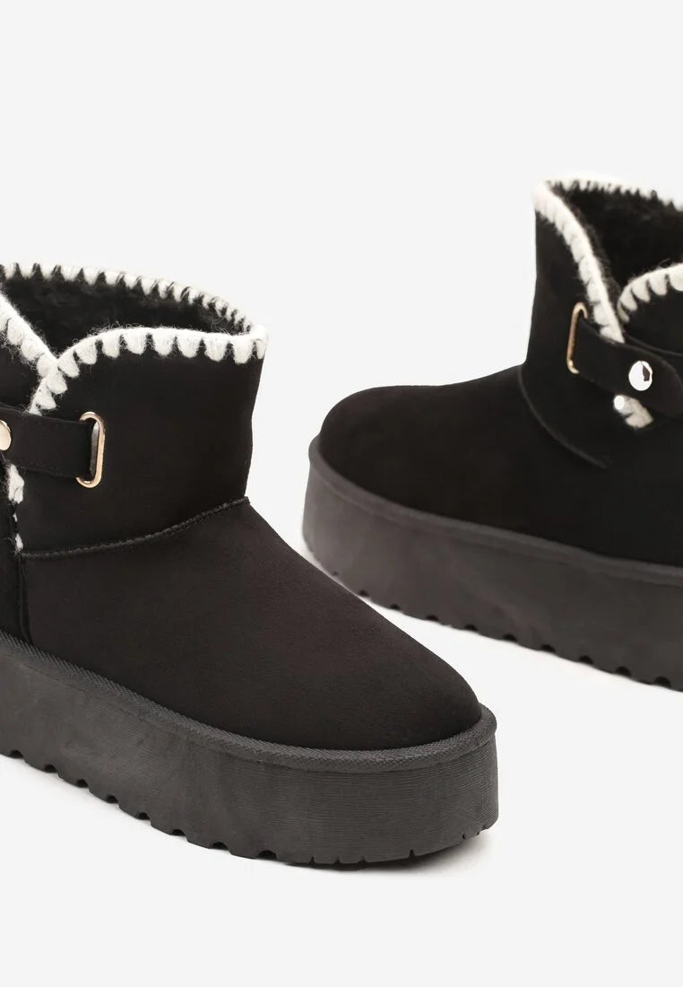 UGG à plateforme ornées de fil décoratif