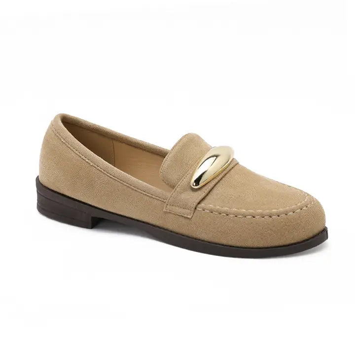 Mocassins avec accessoires doré
