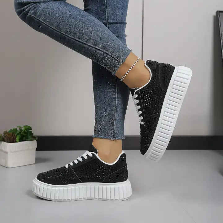 Baskets avec des stresses