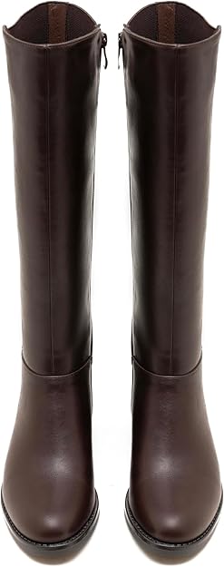 Bottes Hautes Femme à Petit Talon