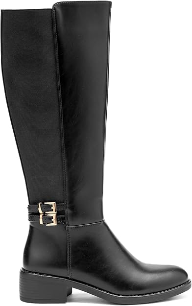 Bottes Hautes Femme à Petit Talon