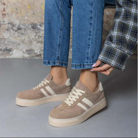 Baskets Plateformes Style Rétro
