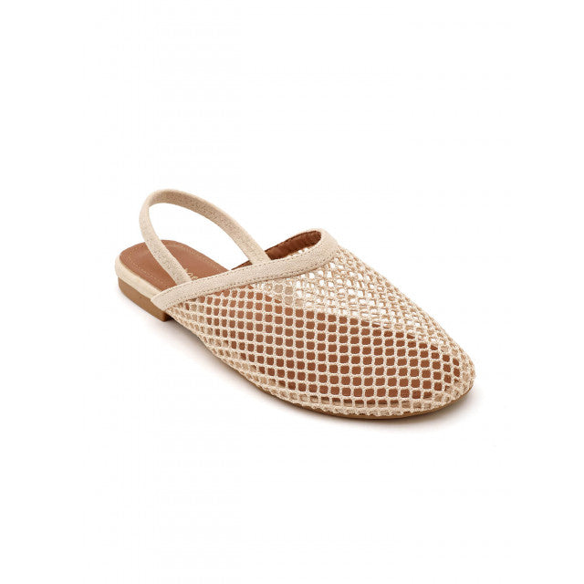 Ballerine Slingback en Résille