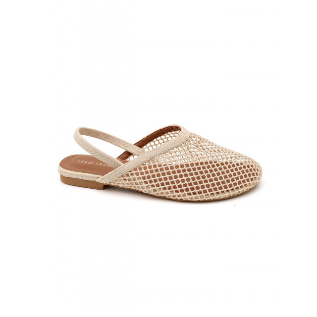 Ballerine Slingback en Résille