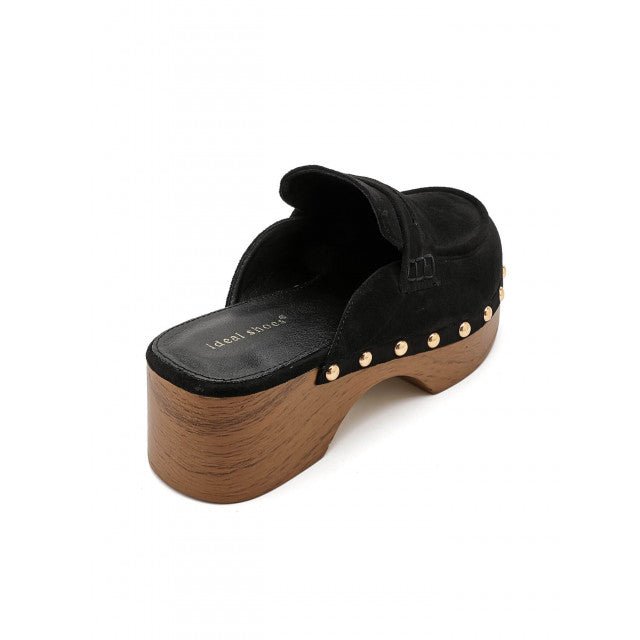 Sabots Plateformes "Ideal Shoes" – Style Rétro-Chic