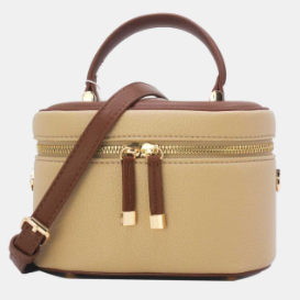 Joli sac à bandoulière réglable présente une fermeture zippée