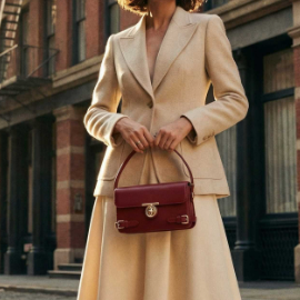 Petit Sac à Main Rigide Urbain Femme