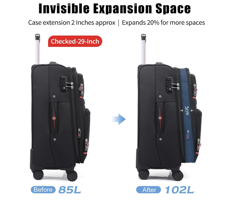 Ensemble de 4 valises en polyester